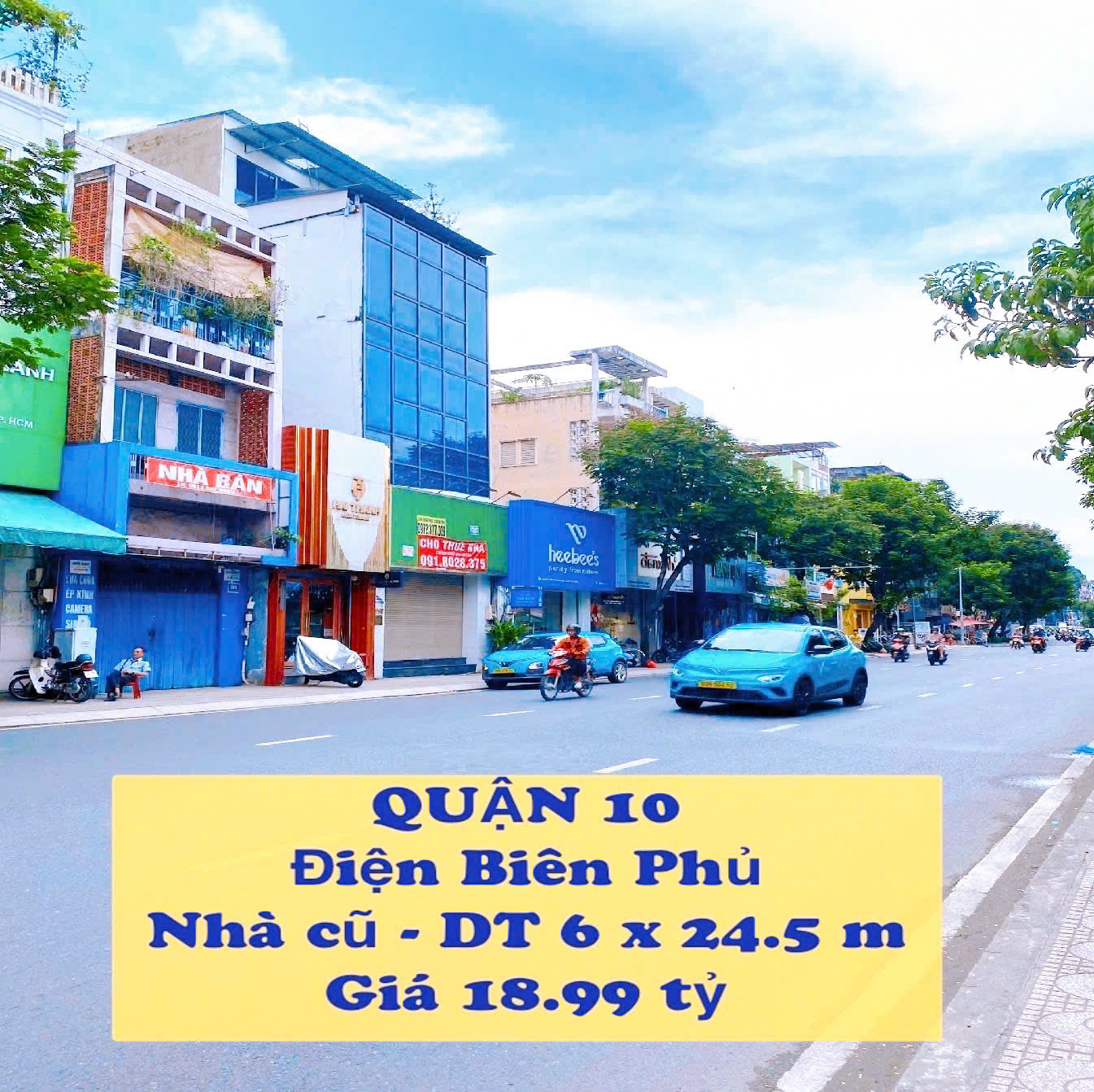 BÁN NHÀ CŨ HẺM ĐIỆN BIÊN PHỦ, QUẬN 10, DT 6 x 24.5 m, GIÁ 18.99 TỶ - Ảnh 1